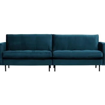 Discount WOOOD Rodeo Classic 3-zits Bank Velvet Blauw