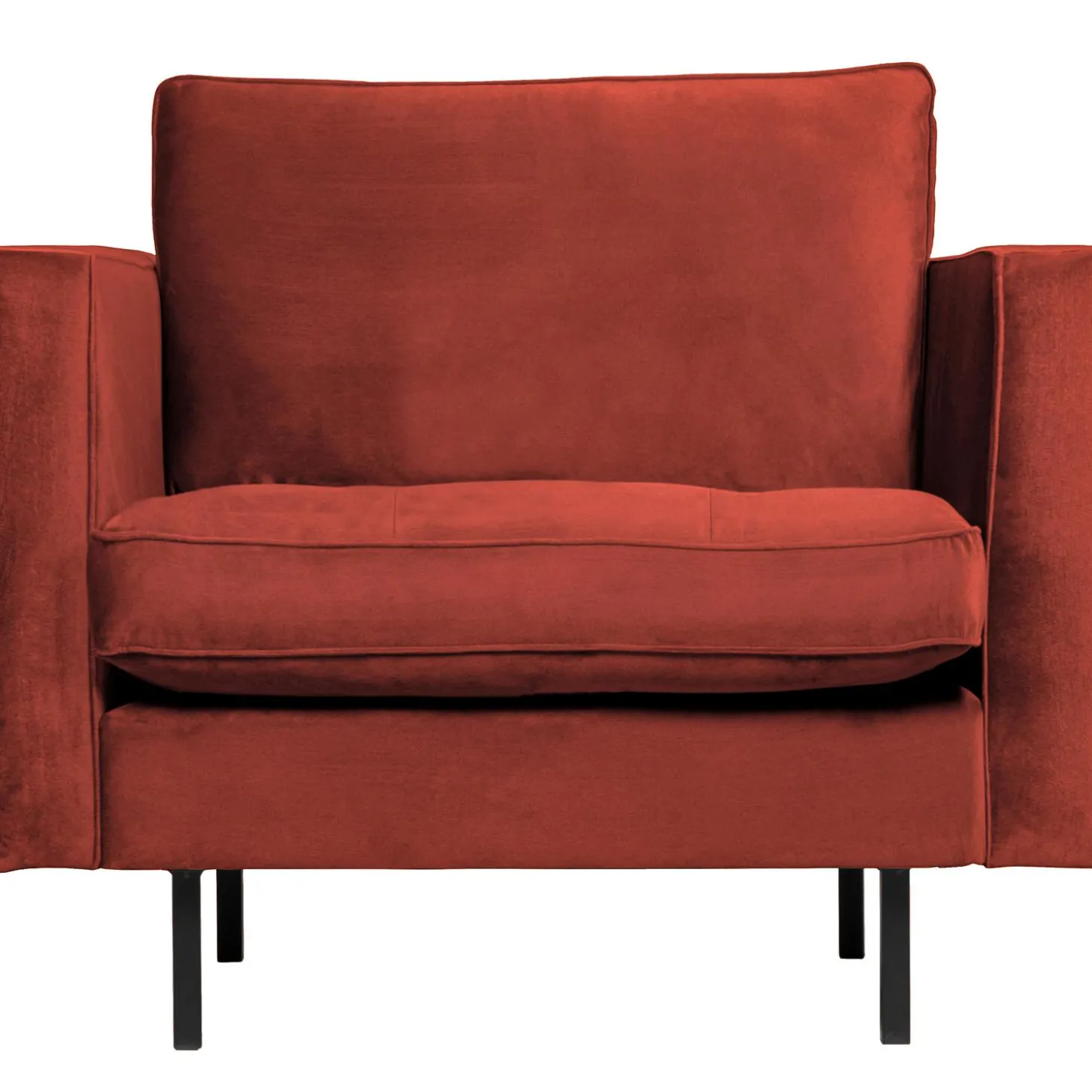 rodeo-classic-fauteuil-velvet-RSHORsNs-0.webp Online WOOOD Rodeo Classic Fauteuil Velvet Kastanje Kastanjebruin