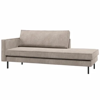 Hot WOOOD Rodeo Daybed Links Ribstof Donkerzand