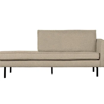 Online WOOOD Rodeo Daybed Rechts Bouclé Beige