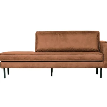 New WOOOD Rodeo Daybed Rechts Ecoleer Cognac