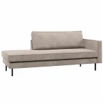 Discount WOOOD Rodeo Daybed Rechts Ribstof Donkerzand