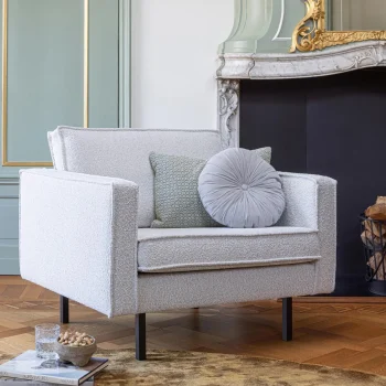 Sale WOOOD Rodeo Fauteuil Bouclé Naturel