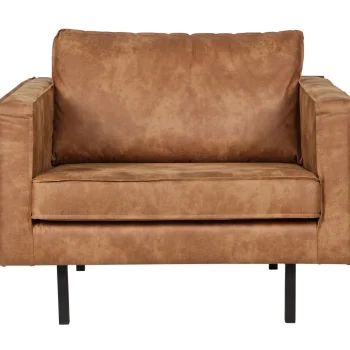 Clearance WOOOD Rodeo Fauteuil Ecoleer Cognac