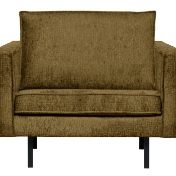 Discount WOOOD Rodeo Fauteuil Structure Velvet Brass