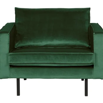 Discount WOOOD Rodeo Fauteuil Velvet Bosgroen