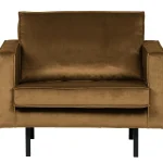Clearance WOOOD Rodeo Fauteuil Velvet Honinggeel
