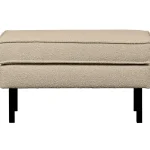 Online WOOOD Rodeo Hocker Op Poten Bouclé Beige