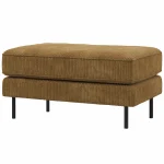 Hot WOOOD Rodeo Hocker Op Poten Ribstof Honinggeel