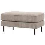 Online WOOOD Rodeo Hocker Op Poten Ribstof Donkerzand