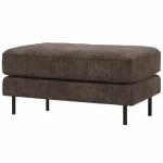 New WOOOD Rodeo Hocker Op Poten Ribstof Bruin