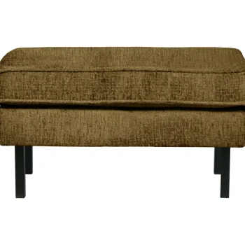 Clearance WOOOD Rodeo Hocker Op Poten Structure Velvet Brass