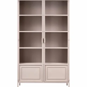 Best WOOOD Ronja Vitrinekast XL Metaal Soft Pink Roze