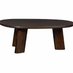 Discount WOOOD Roundly Salontafel Mango Hout Walnoot