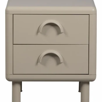 Best WOOOD Rune Ladekast/nachtkastje 2 Lades Metaal Zand