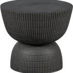 New WOOOD Samson Bijzettafel Fiber Clay 35xø40 Cm Coffee