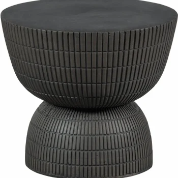 New WOOOD Samson Bijzettafel Fiber Clay 35xø40 Cm Coffee