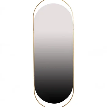 Discount WOOOD Sanou Passpiegel Ovaal XL Antique Brass 168x60