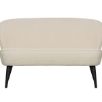 Outlet WOOOD Sara Bankje Bouclé Crème