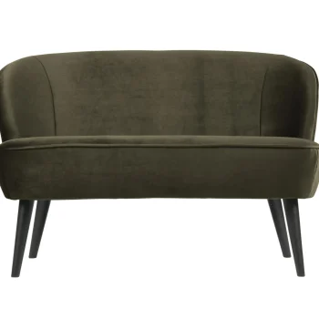 Outlet WOOOD Sara Bankje Velvet Warm Groen