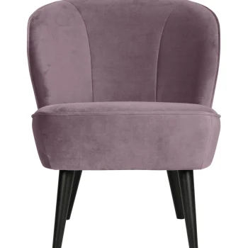 Outlet WOOOD Sara Fauteuil Velvet Warm Lila