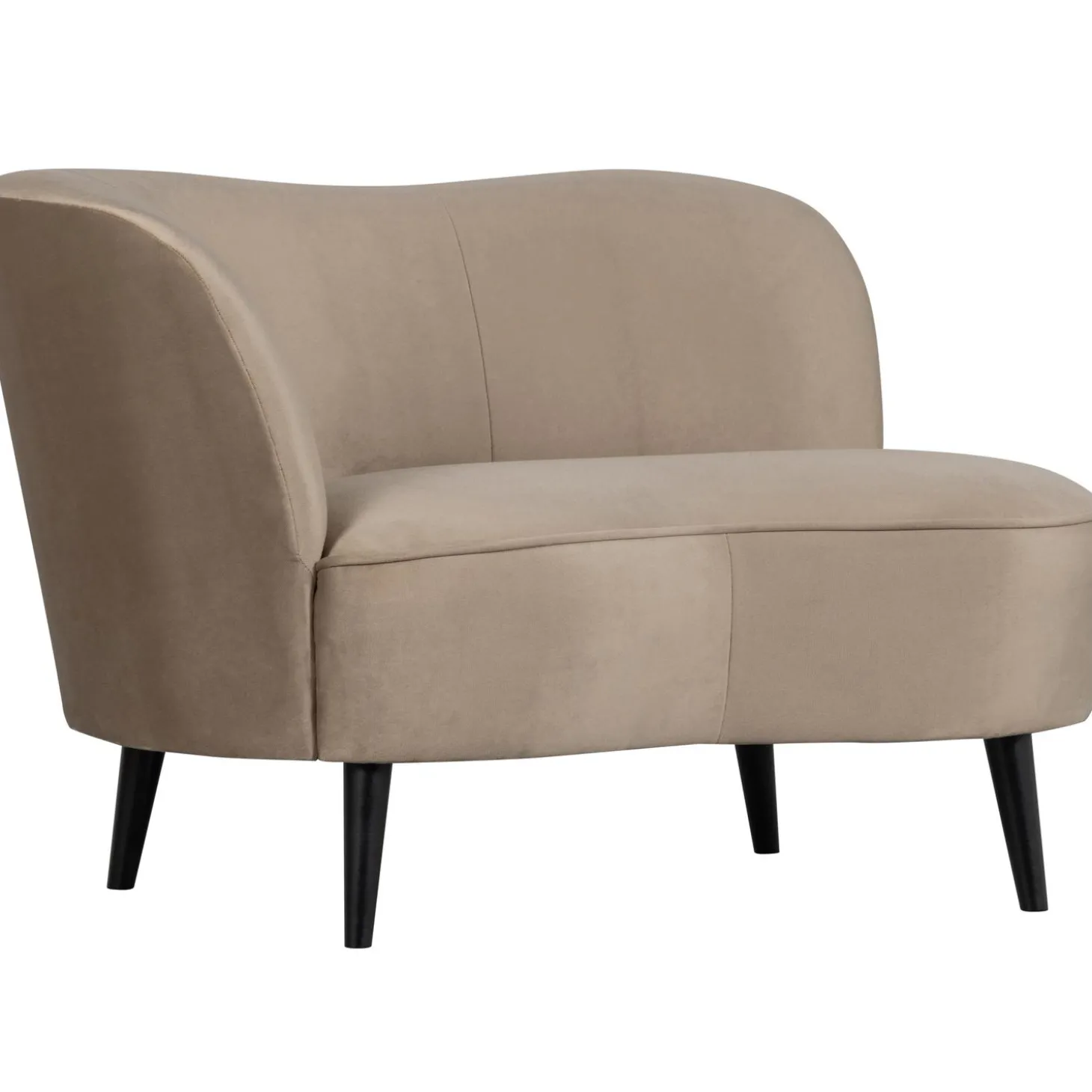sara-lounge-fauteuil-links-vel-VbiDqyHo-4.webp Online WOOOD Sara Lounge Fauteuil Links Velvet Khaki