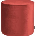 Discount WOOOD Sara Poef Hoog Velvet 46xø46 Framboos