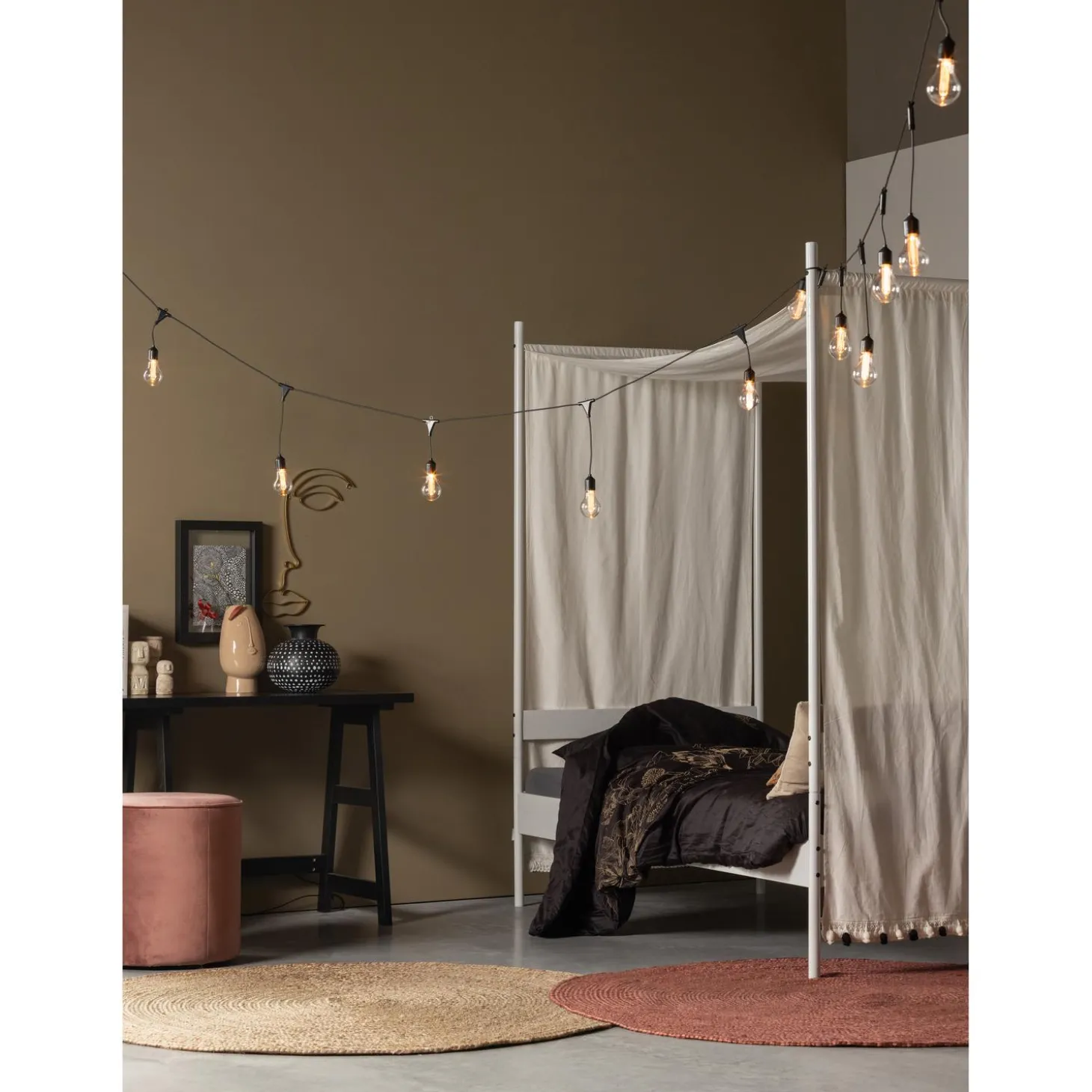 sara-poef-hoog-velvet-oud-roze-wggsSaHf-2.webp Online WOOOD Sara Poef Hoog Velvet Oud 46xø46 Roze