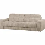 Clearance WOOOD Second Date 2-zits Bank Ribstof Travertin