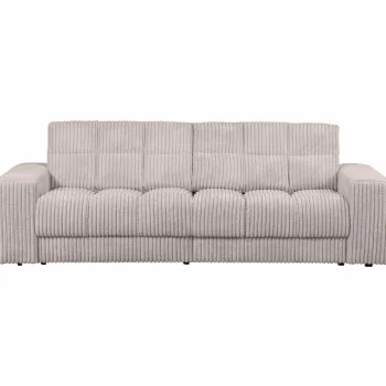 Online WOOOD Second Date 2-zits Bank Ribstof Naturel