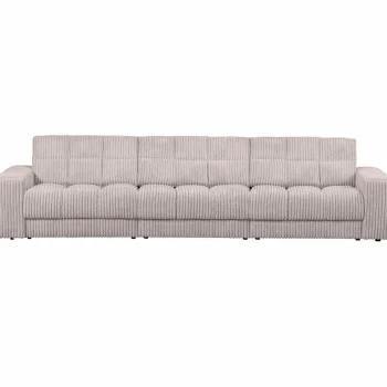 Outlet WOOOD Second Date 3-zits Bank Ribstof Naturel