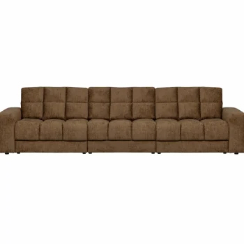 Discount WOOOD Second Date 3-zits Bank Structure Velvet Brass