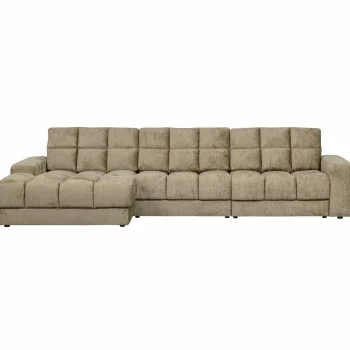 Online WOOOD Second Date Chaise Longue Links Structure Velvet Wheatfield