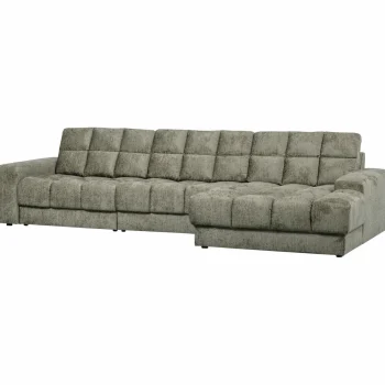 New WOOOD Second Date Chaise Longue Rechts Structure Velvet Frost