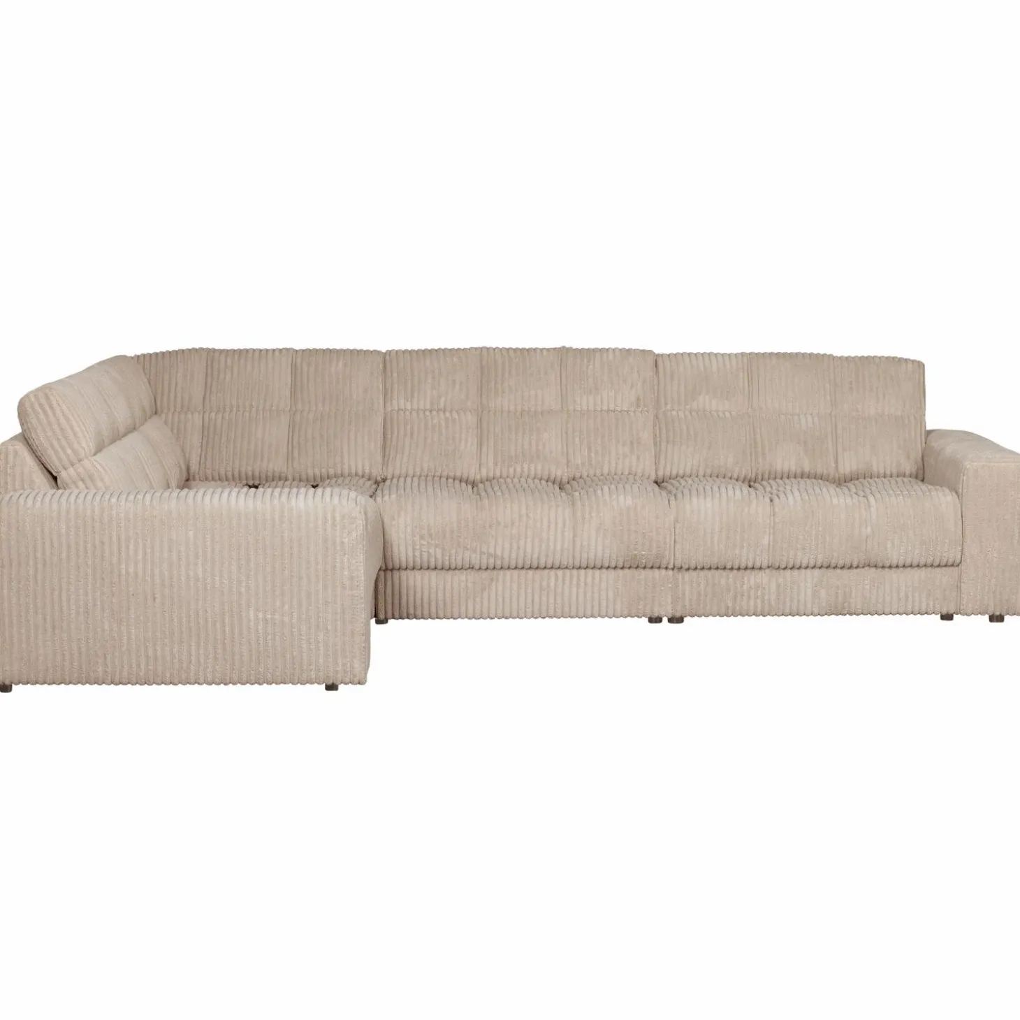 second-date-hoekbank-links-rib-EHtSXYno-1.webp Clearance WOOOD Second Date Hoekbank Links Ribstof Travertin