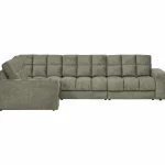 New WOOOD Second Date Hoekbank Links Structure Velvet Frost