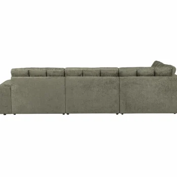 New WOOOD Second Date Hoekbank Links Structure Velvet Frost