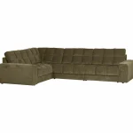 Best WOOOD Second Date Hoekbank Links Vintage Groen