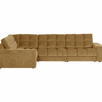 Clearance WOOOD Second Date Hoekbank Links Vintage Goud