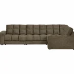 New WOOOD Second Date Hoekbank Rechts Structure Velvet Bonsai