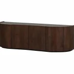 Fashion WOOOD Sense Dressoir 4-deurs Mango Hout Walnoot