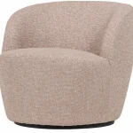 Hot WOOOD Serra Draaifauteuil Naturel Melange