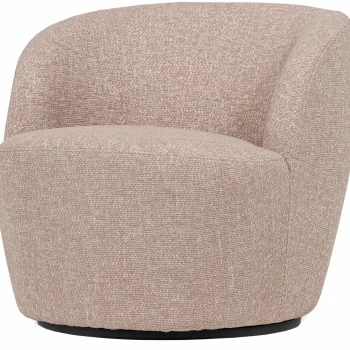 Hot WOOOD Serra Draaifauteuil Naturel Melange