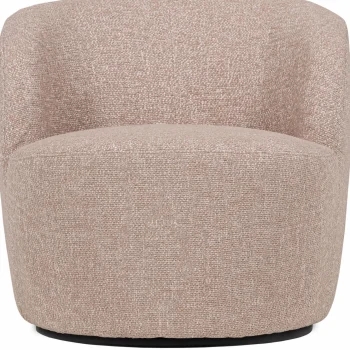 Hot WOOOD Serra Draaifauteuil Naturel Melange