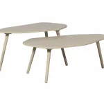 Best WOOOD Set V 2 - Davina Bijzettafels Dust