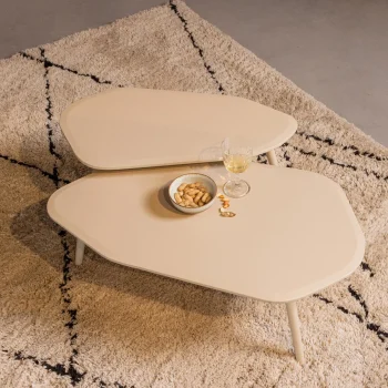 Best WOOOD Set V 2 - Davina Bijzettafels Dust