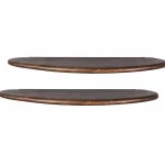 Fashion WOOOD Set V 2 - Layer Wandplanken Mango Hout Walnoot