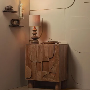 Fashion WOOOD Set V 2 - Layer Wandplanken Mango Hout Walnoot