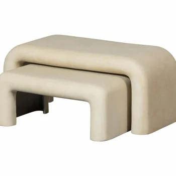 Clearance WOOOD Set V 2 - Stani Salontafels Betonlook Naturel