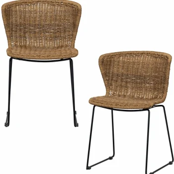 Clearance WOOOD Set V 2 - Wings Tuinstoel Touw Naturel